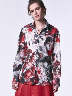 《予約品》 Shirt / シャツ / ホワイト＆レッド