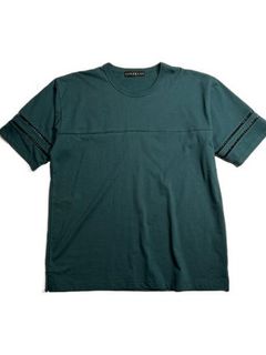 《予約品8月31日 23時55分締め》 SIDE LINE TEE / Tシャツ / グリーン 【roarguns 】 2024年2月入荷予定