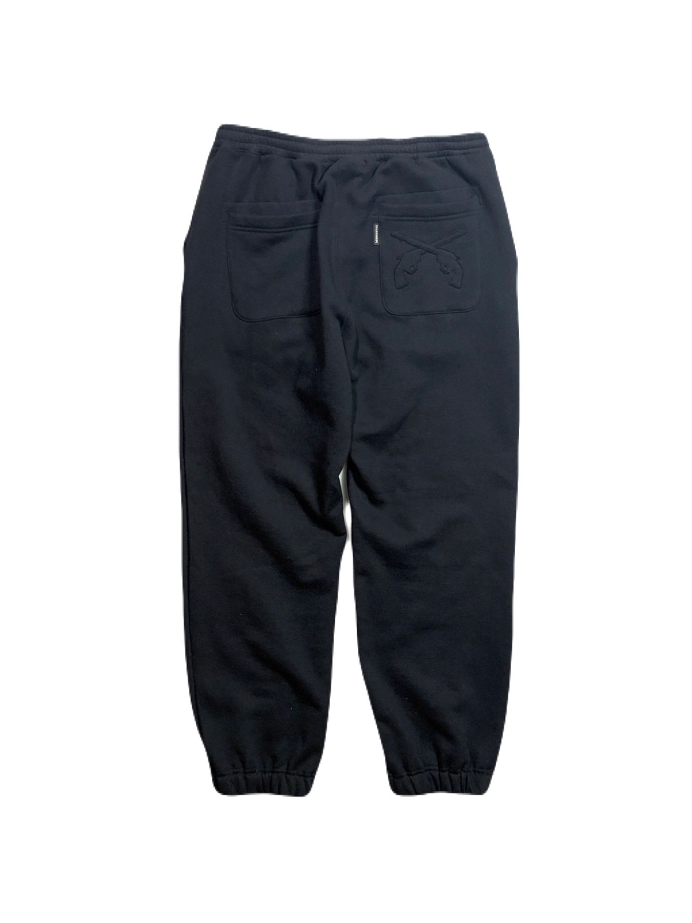 【予約品 3月9日(月) 18:00 締切】CROSSGUN CRY SWEAT PANTS / クリスタルクロスガン スウェットパンツ  / ブラック