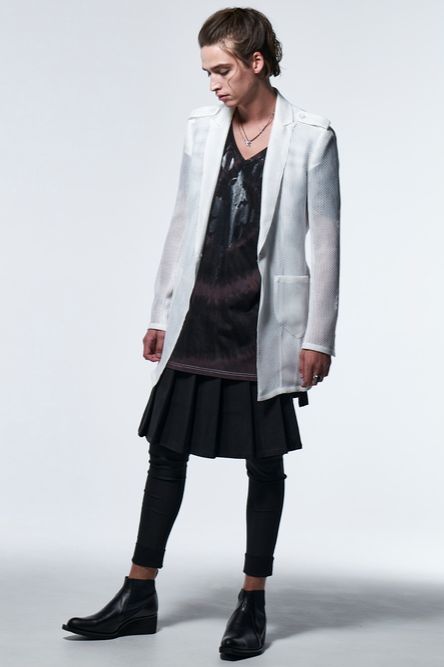 《予約品》 UnconPeackedJacket / ホワイト 【kiryuyrik】 2023年5月以降入荷予定
