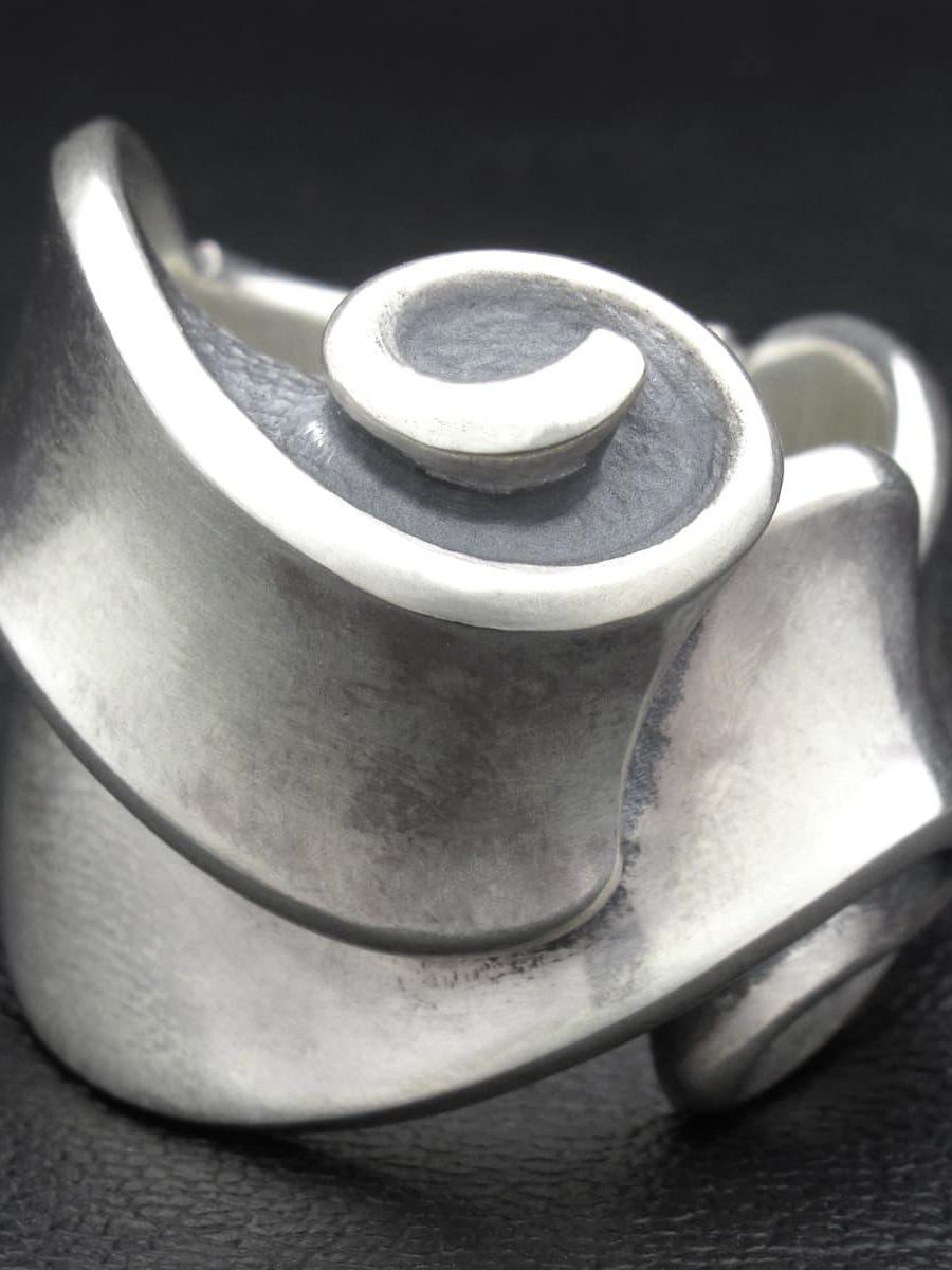 Flap Ribbon Ring L / NONE / リング