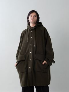 【予約品 5月27日(水) 締切】BURLY-COAT / フードコート / オリーブ