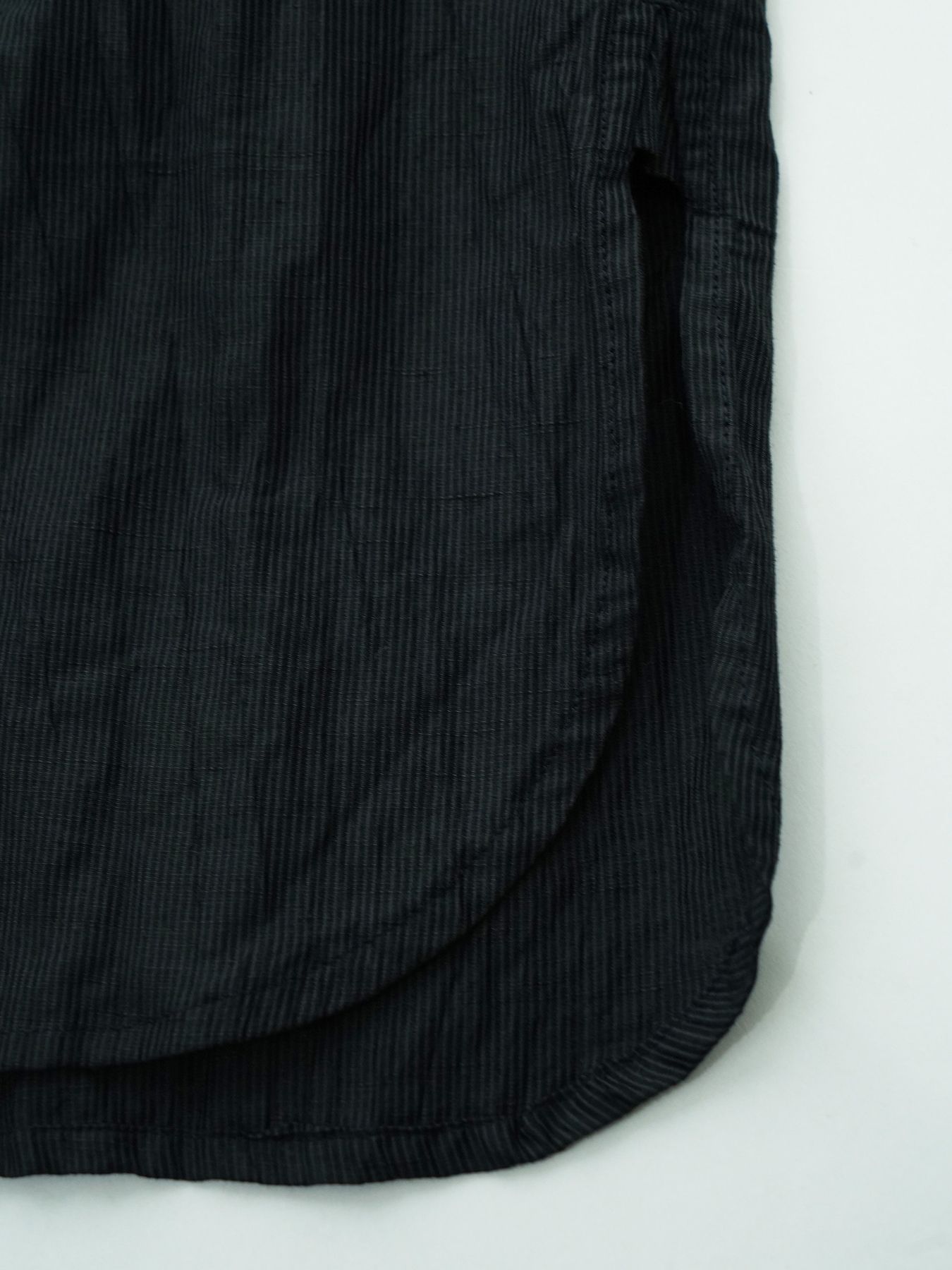 【予約品 2月1日(日) 締切】WAVEWASHER SHIRTS / ワッシャー加工シャツ / ブラック