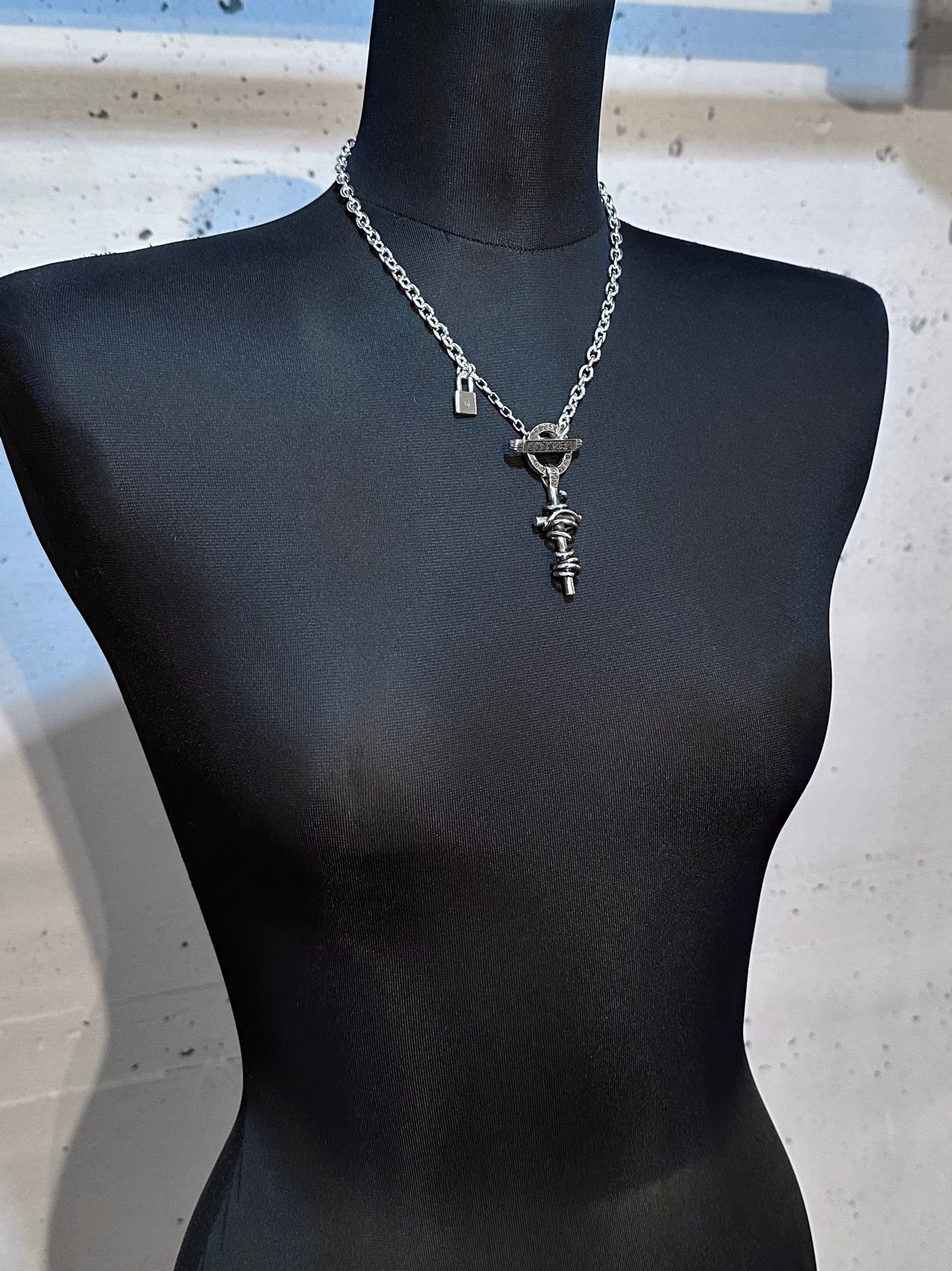 《受注生産》 THORNY CROSS [LARGE] #2 NECKLACE with GODSIZE® I.D. TAG / ソーニークロス L #2ネックレス ゴッドサイズ® I.D.タグ / 注文から4週間~後入荷予定