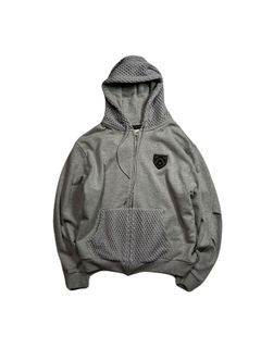 【予約品 8月10日(日) 締切 】ZARI WAPPEN HOODIE / ザリワッペン フーディー / ライトグレー