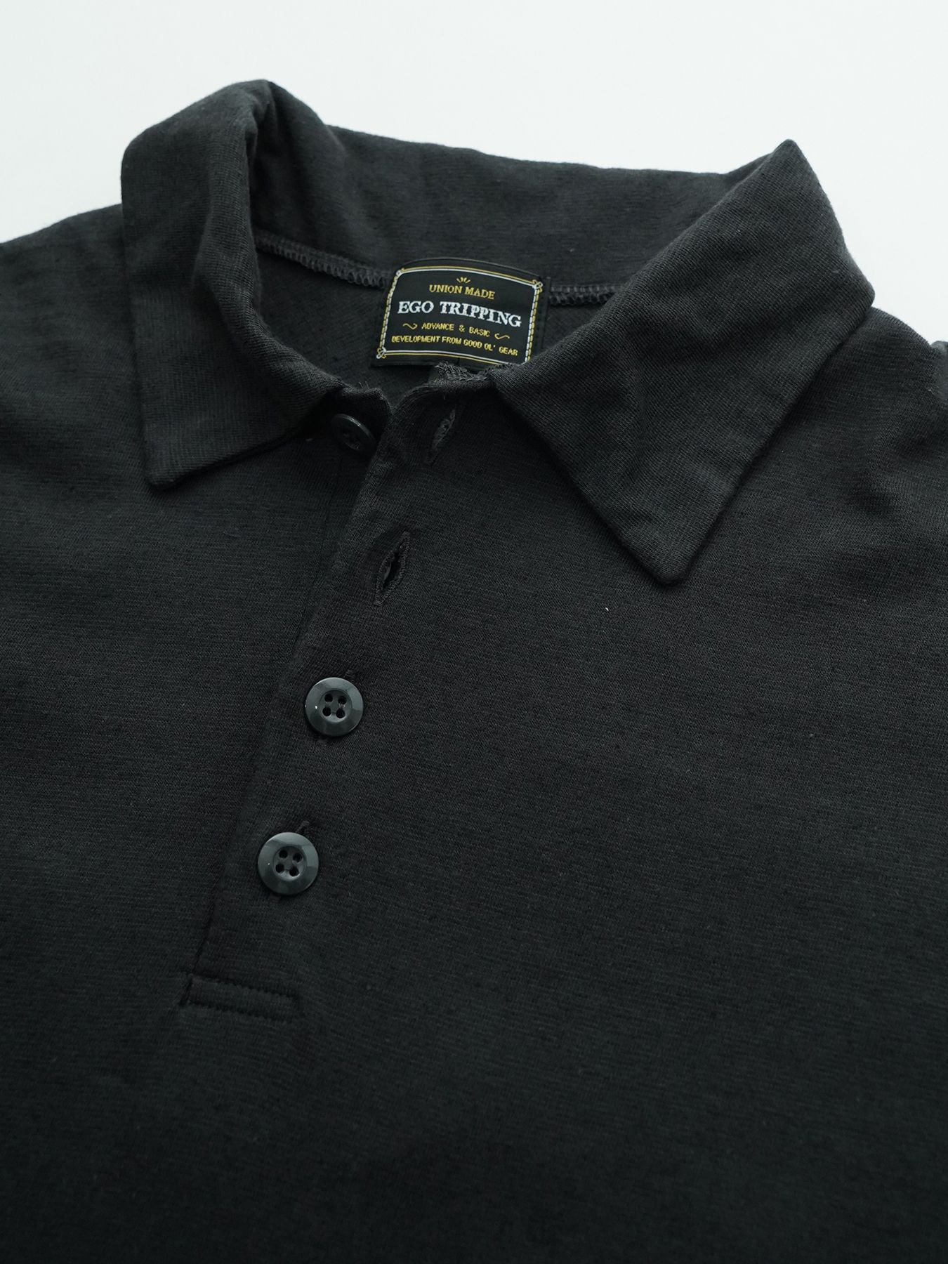 【予約品 11月23日(日) 締切】WINGPOLO / コットンリネン ポロシャツ / CHARCOAL