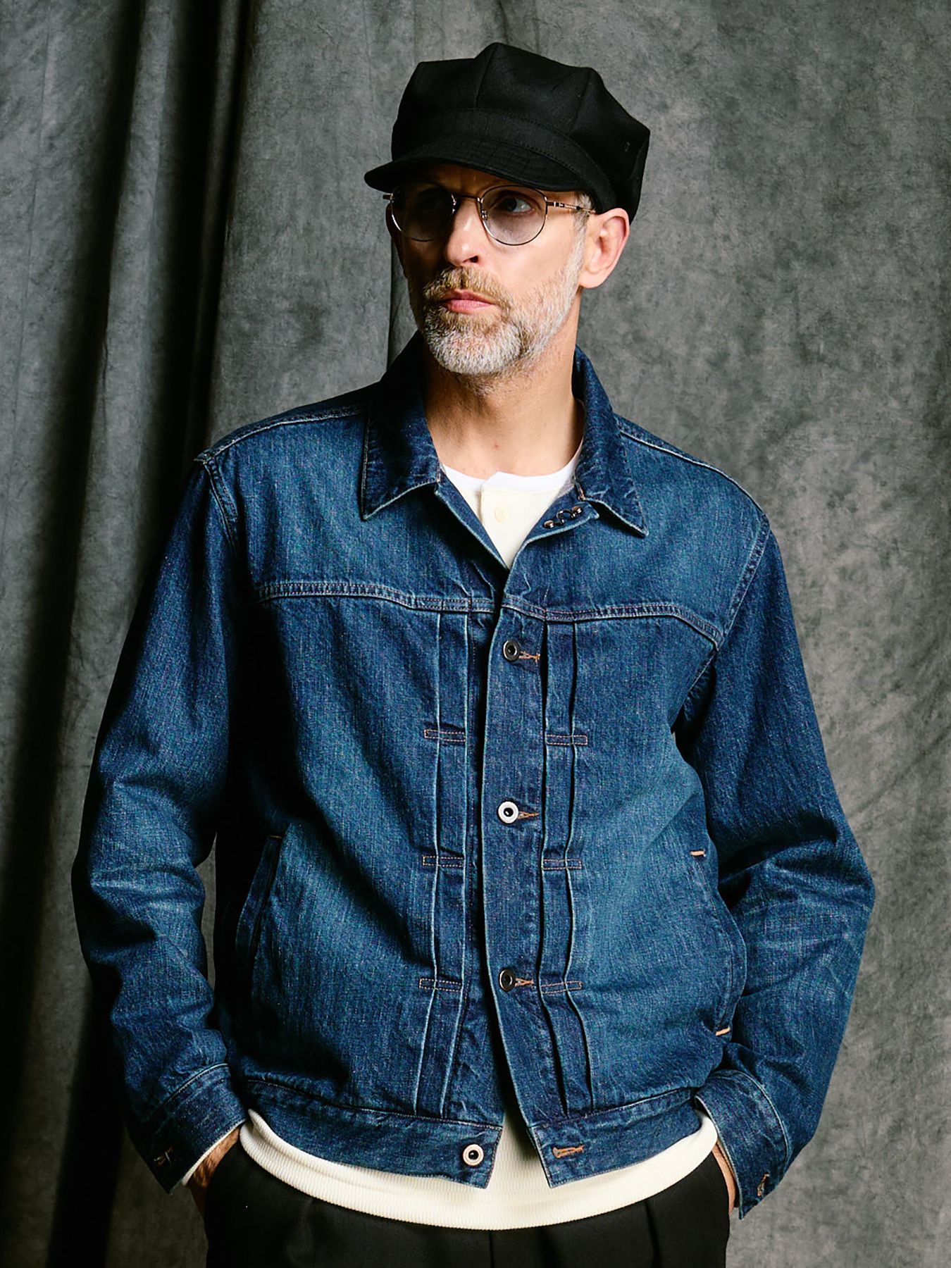 【予約品 4月19日(日) 18時締切】denim jacket type1 (used) / ユーズド加工 TYPE1 デニムジャケット / インディゴユーズド