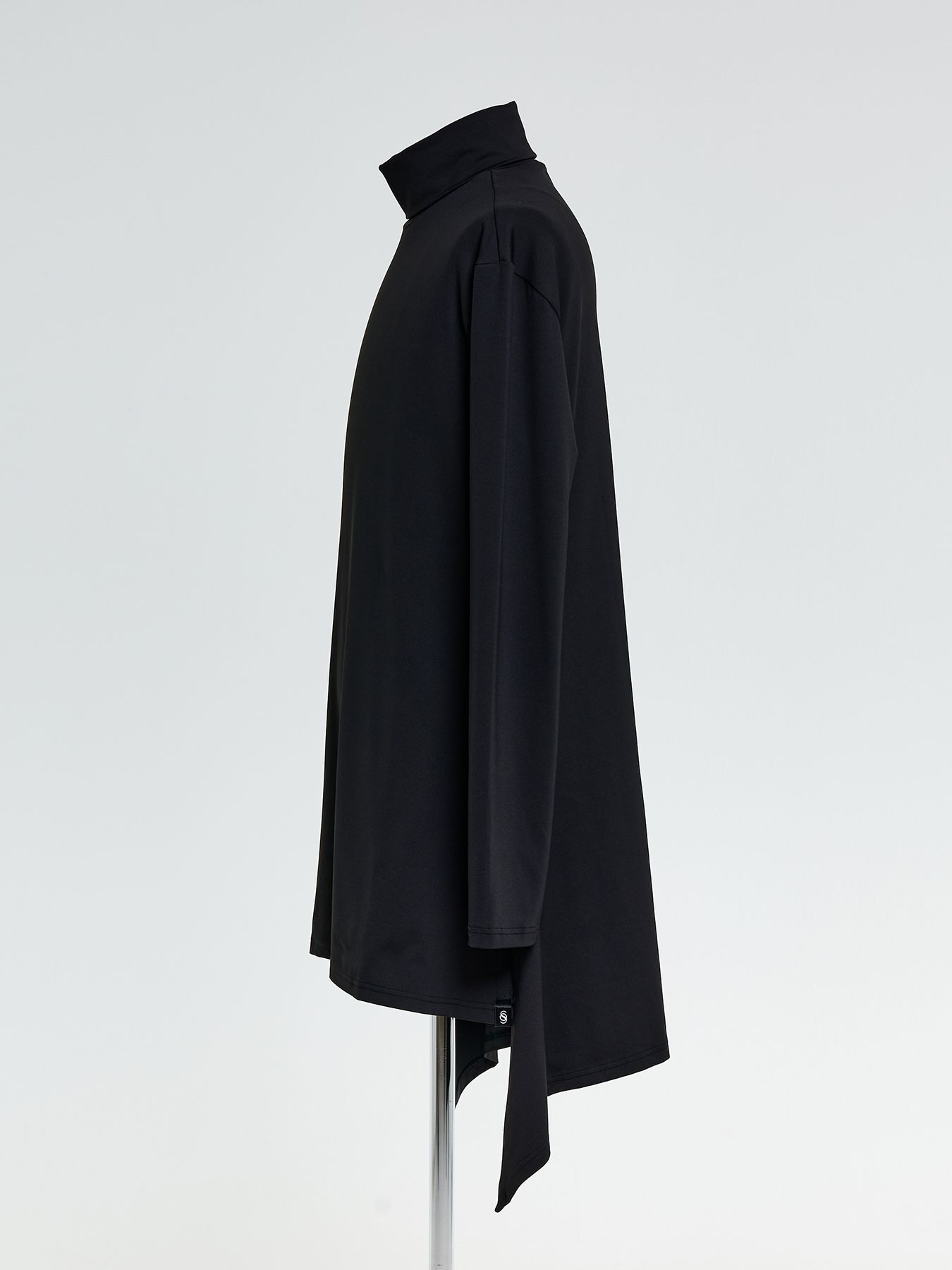 【予約品 10月26日(日) 締切】High Neck Flare Pull Over / ハイネック フレアプルオーバー / ブラック