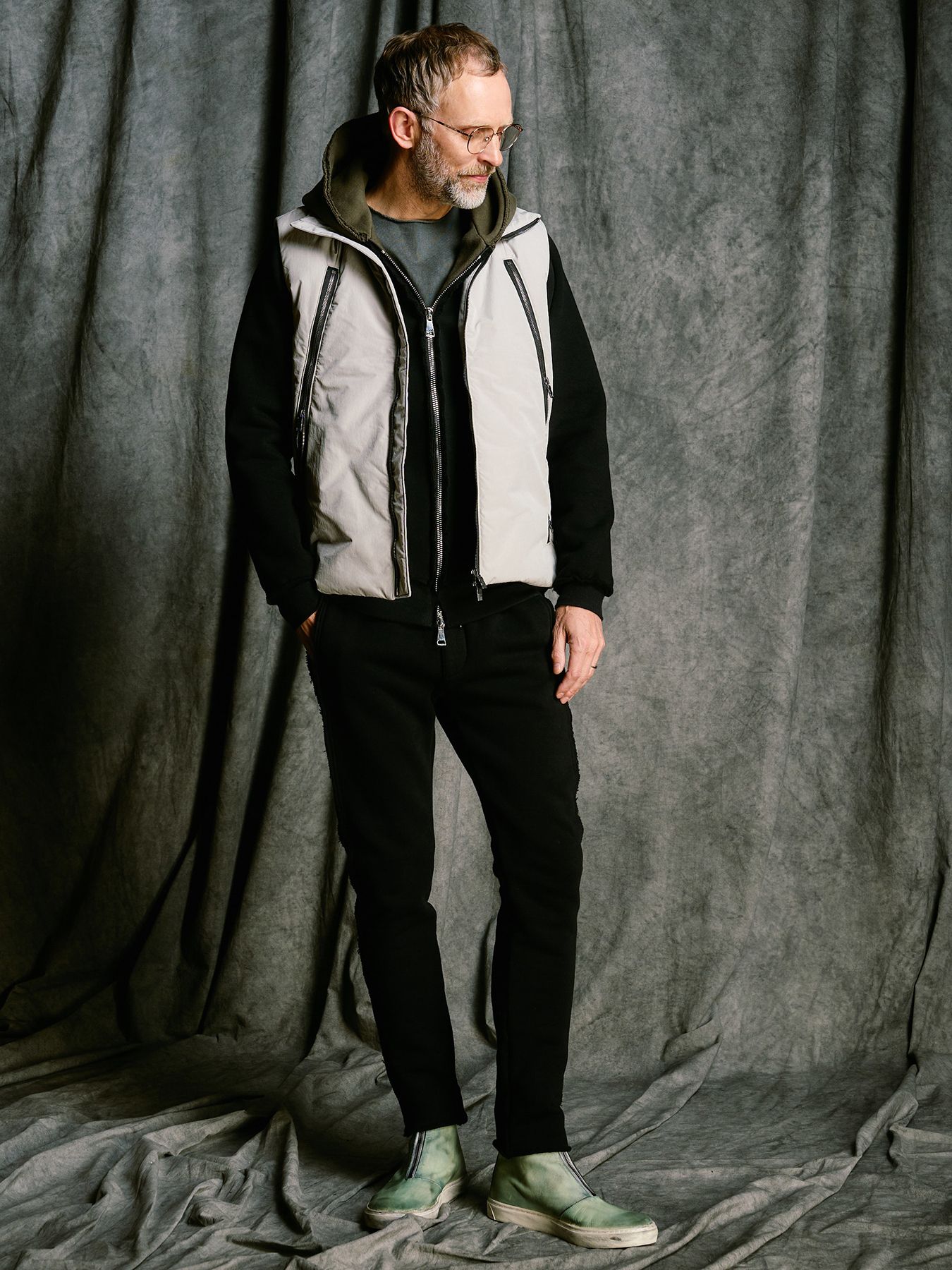 【予約品 4月19日(日) 18時締切】front zip bootie / ホースレザー フロントジップブーツ / ダストグレー