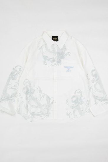 MARINE TASTE SHIRTS/ ホワイト 【BOY LONDON】