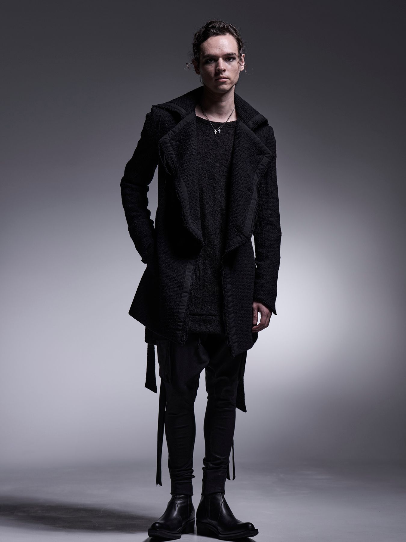 【予約品 】Cut Off Napoleon Jacket / カットオフナポレオンジャケット / ブラック