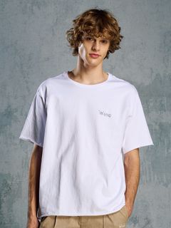 【予約品 1月25日(日) 締切】muta × wjk collection：cut-off S/S (printed) / カットオフ ショートスリーブ / ホワイト