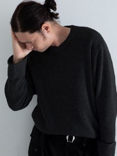 【予約品 】FORMKNIT / ニット / ブラック