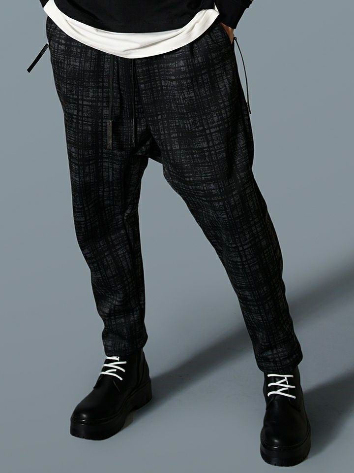 PRINT SAROUEL PANTS  / パンツ / チャコール
