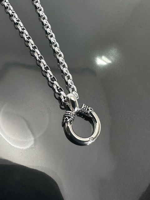 《受注生産》 CROWN HORSESHOE w/ DIAMOND NECKLACE / クラウンホースシューダイヤモンドネックレス 【注文から2～3週間後入荷予定】