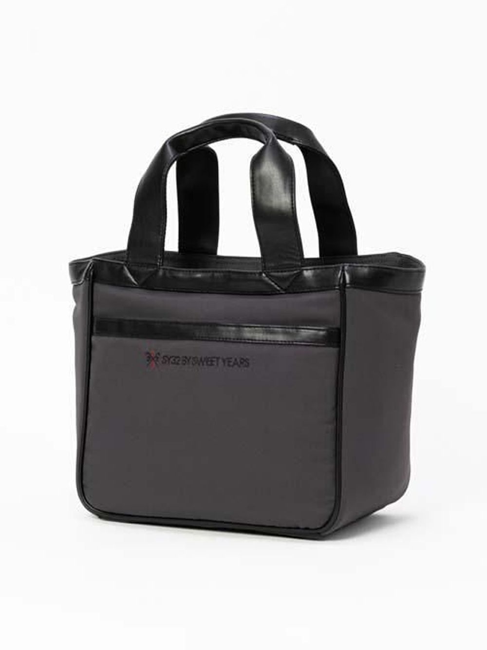 WOVEN INSULATION CART BAG / ウーブン インサレーション カートバッグ / チャコールグレー 【SY32 by SWEET YEARS GOLF】