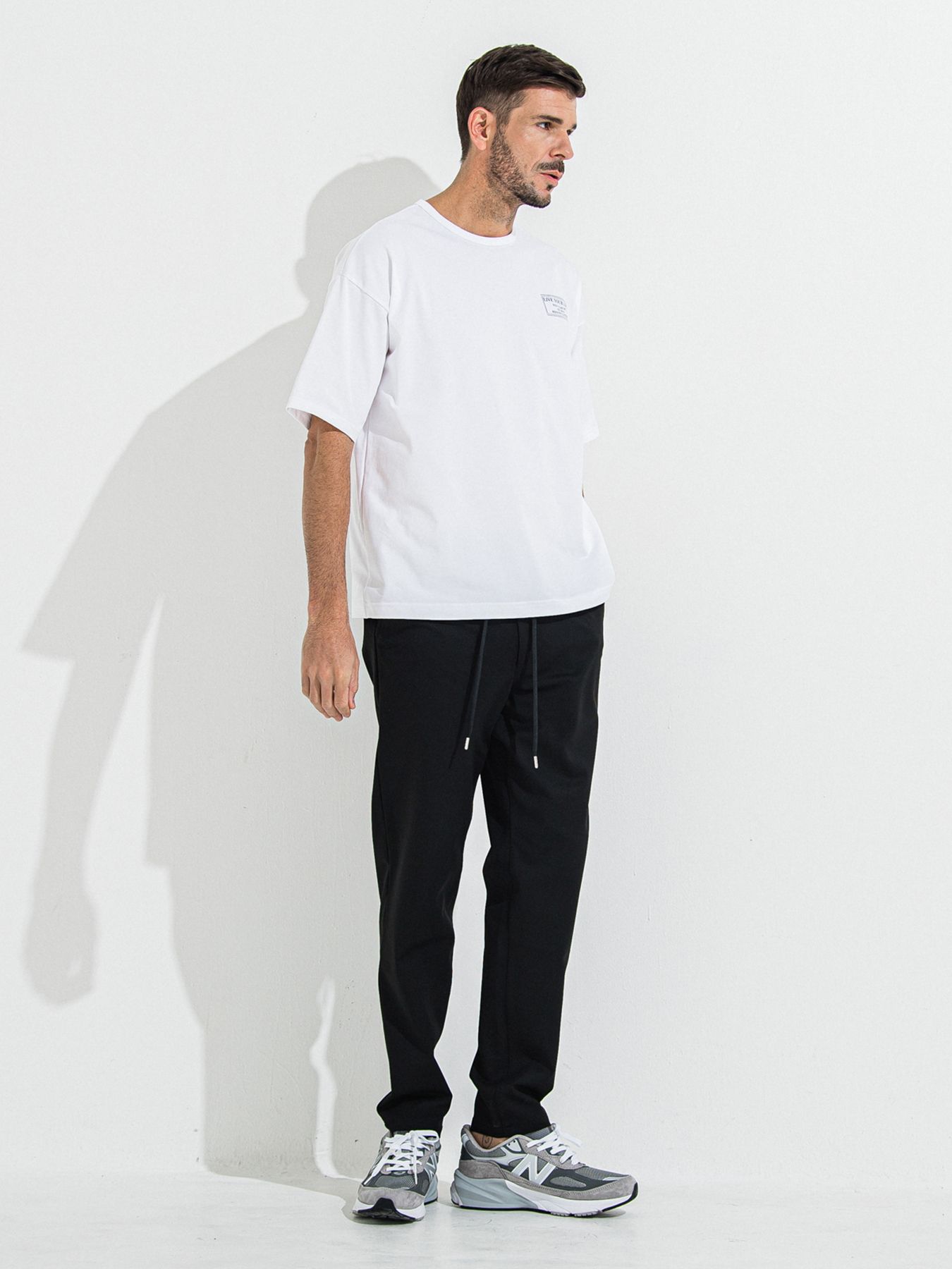 【予約品 】PAT WIDE EASY PANTS / パットワイドイージーパンツ / ブラック