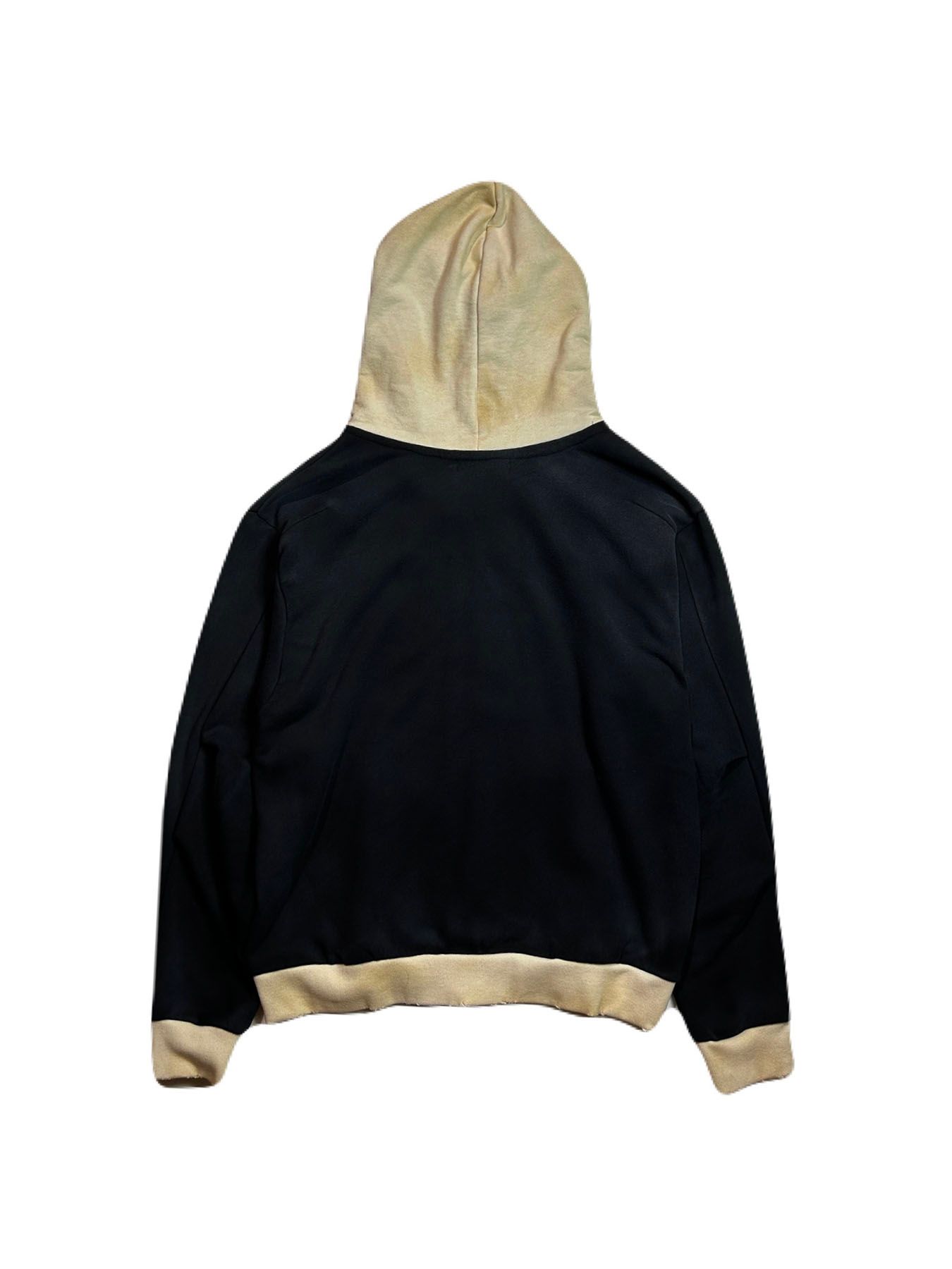 【予約品 8月10日(日) 締切 】SPRAY PRINT HOODIE / スプレープリント フーディー / ブラック×オフホワイト