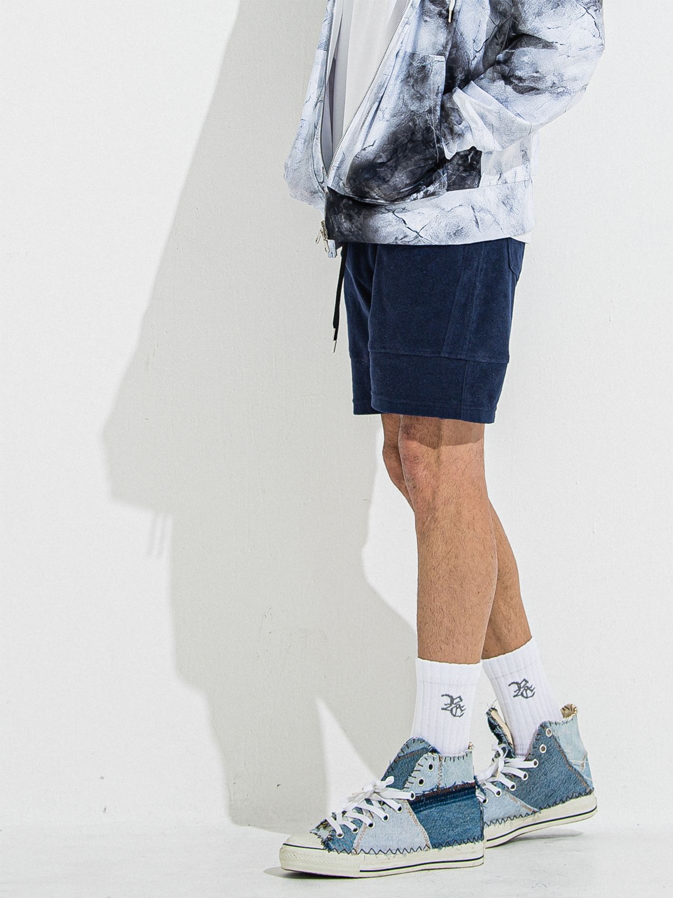 【予約品】TYLER PILE SHORTS / タイラーパイルショーツ / ネイビー