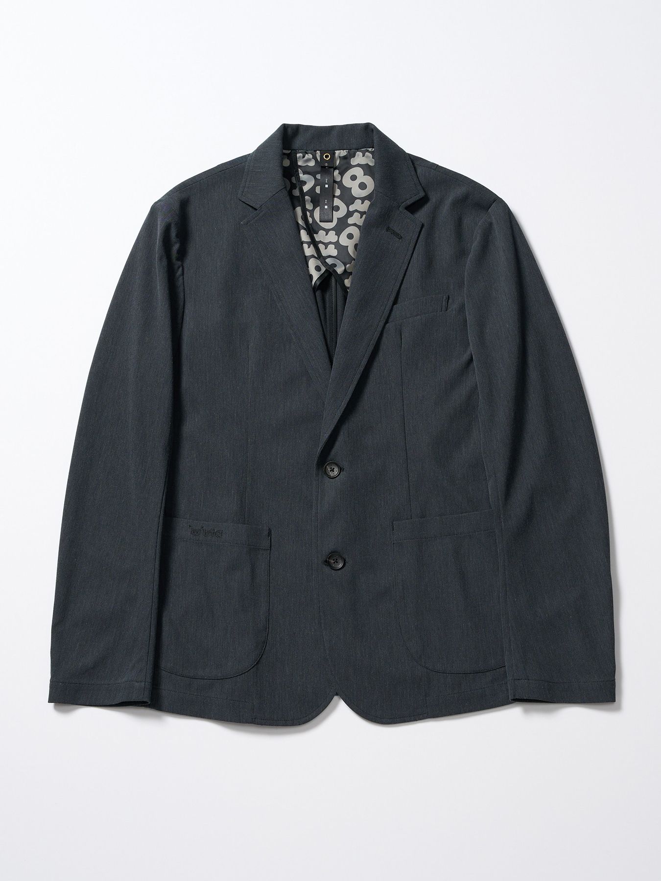 【予約品 1月25日(日) 締切】muta × wjk collection：smart jacket / スマートジャケット / チャコール