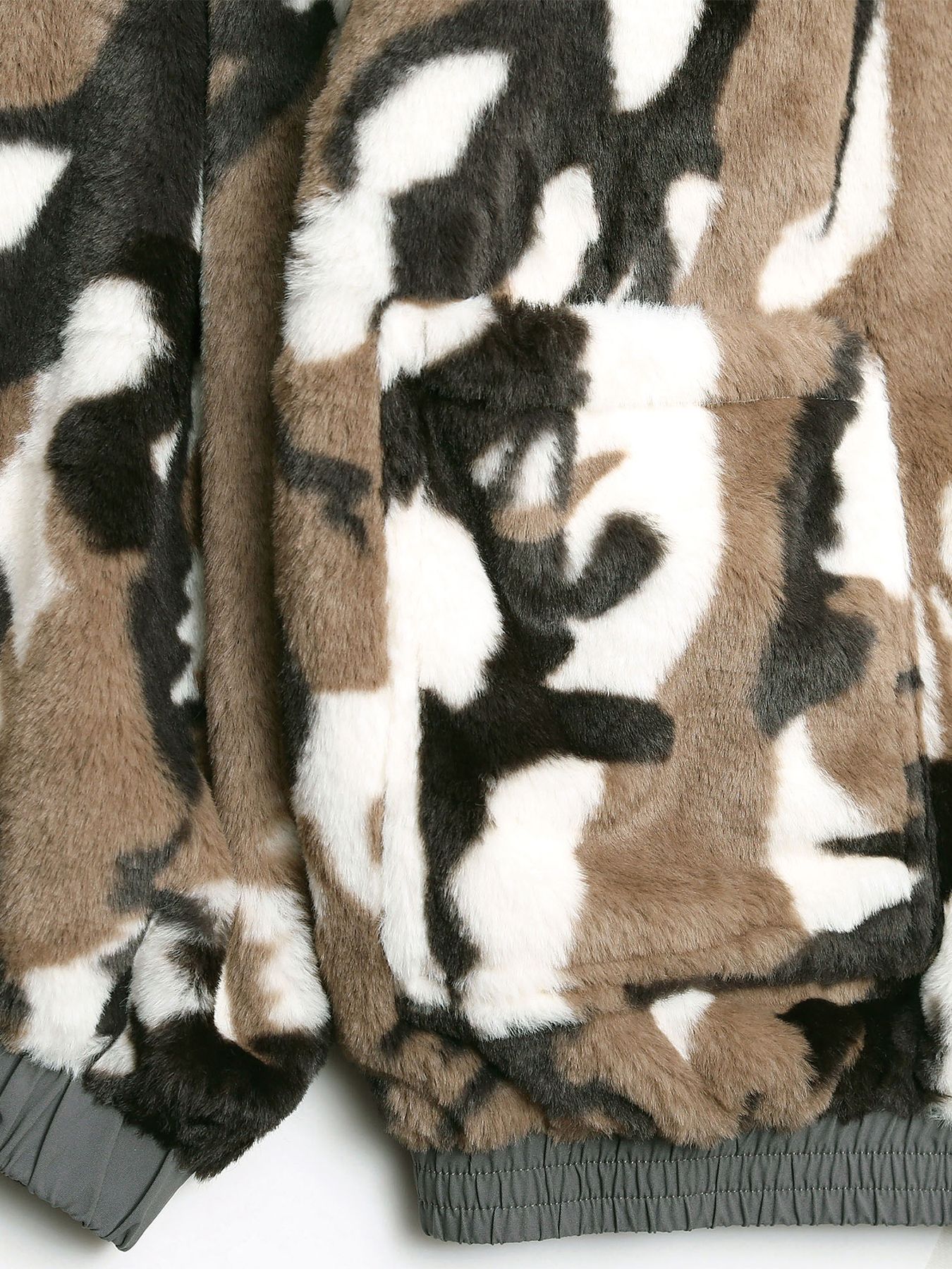 リバーシブル REVERSIBLE-HYPE JKT / GRAY-BEIGE【QUOLT】