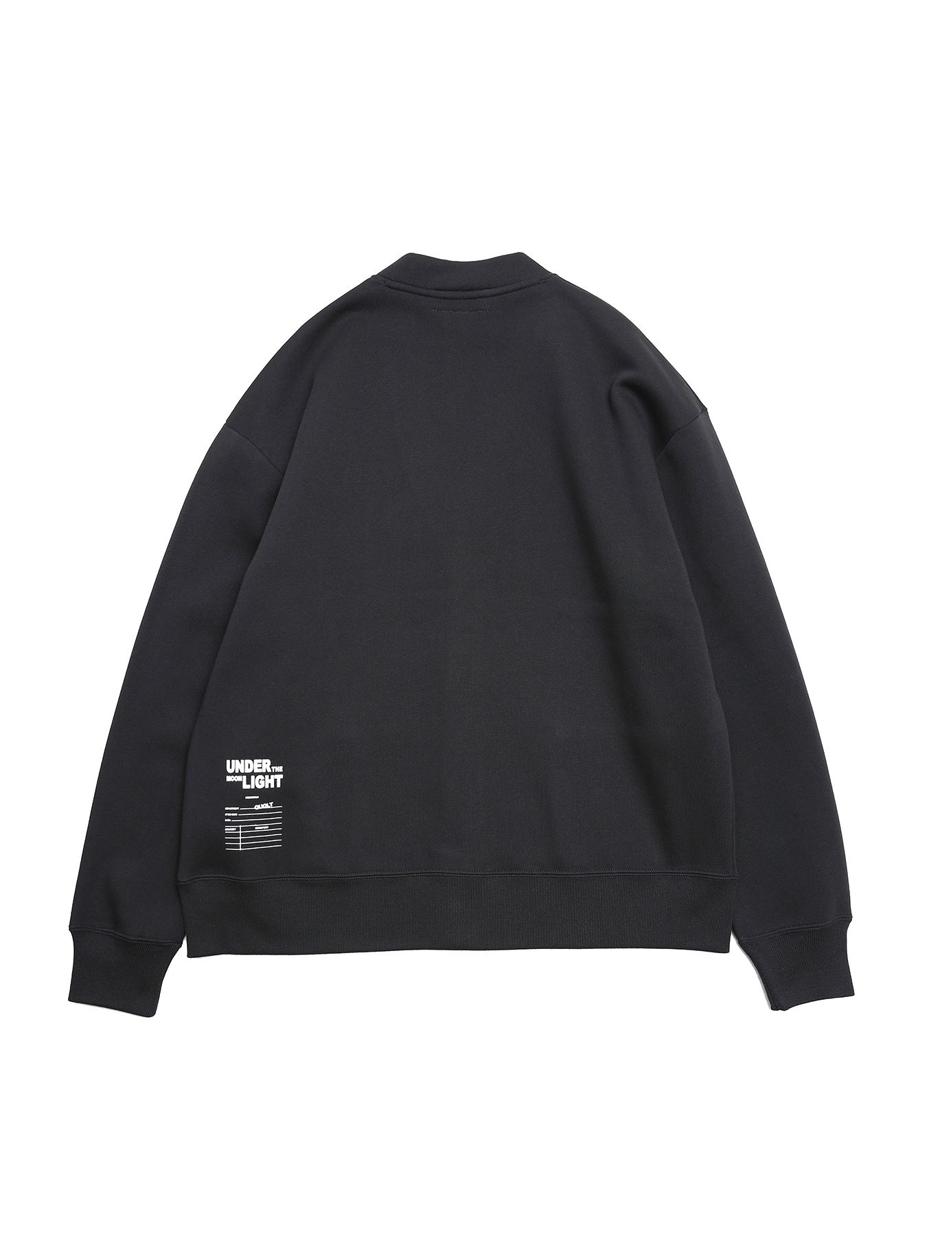 SWEAT CARDIGAN / BLACK【QUOLT】