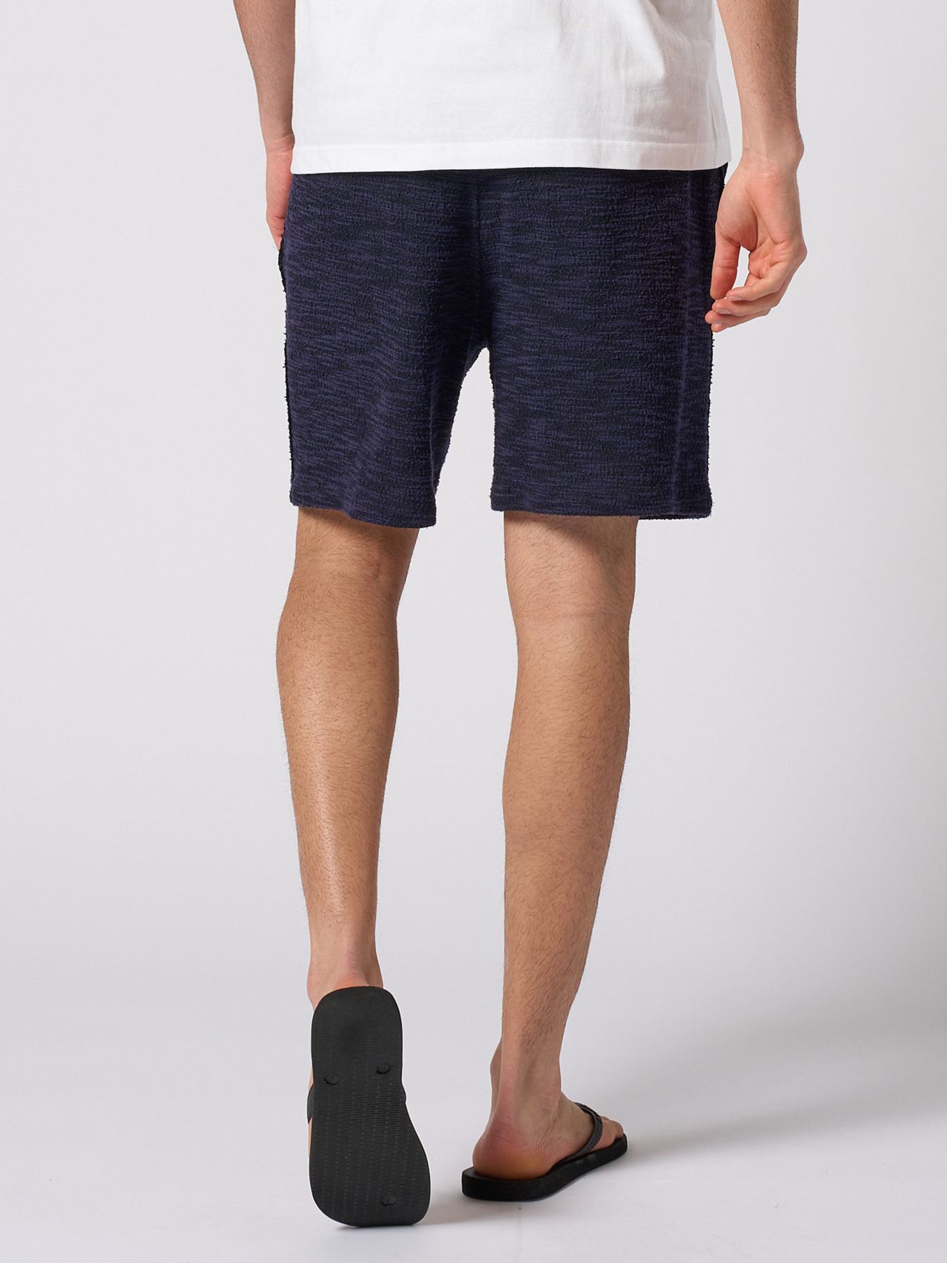 【予約品 1月25日(日) 締切】muta × wjk collection：knit jacquard relax shorts / ニットジャガード リラックスショーツ / ネイビー