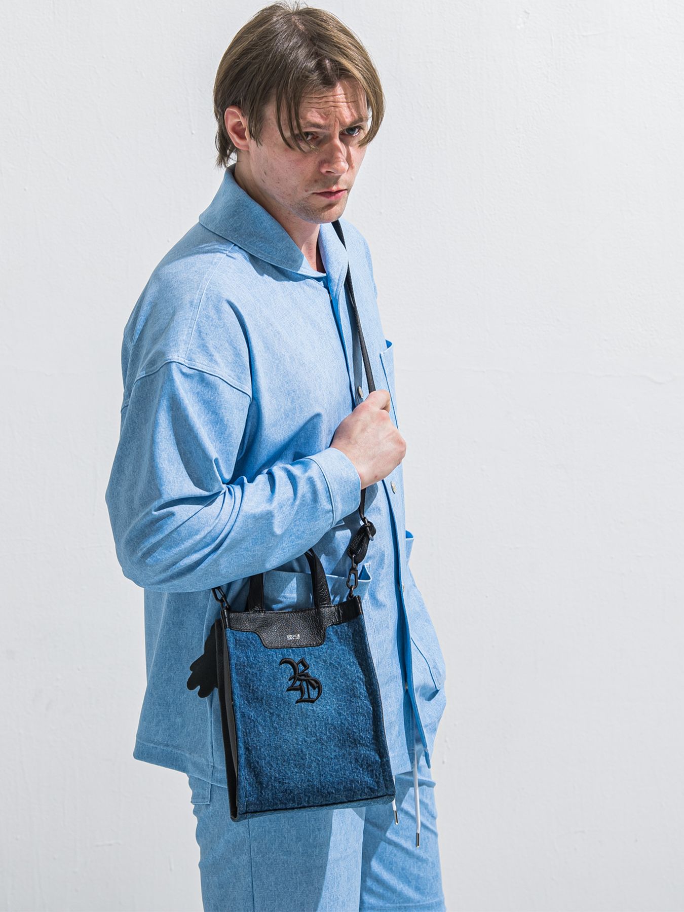 【予約品 2月15日(日) 18:00 締切】DECADEコラボ DENIM MINI TOTE BAG / デニムミニトートバッグ / デニム