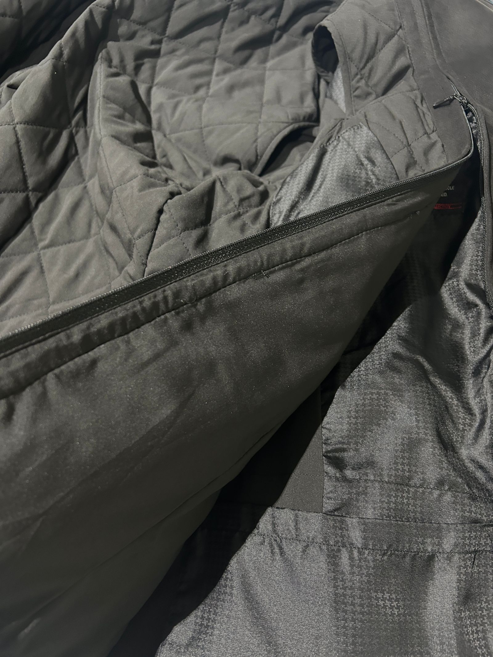 ベストライナー付き スタンドコート撥水性 ブラック【NICOLE CLUB FOR MEN】