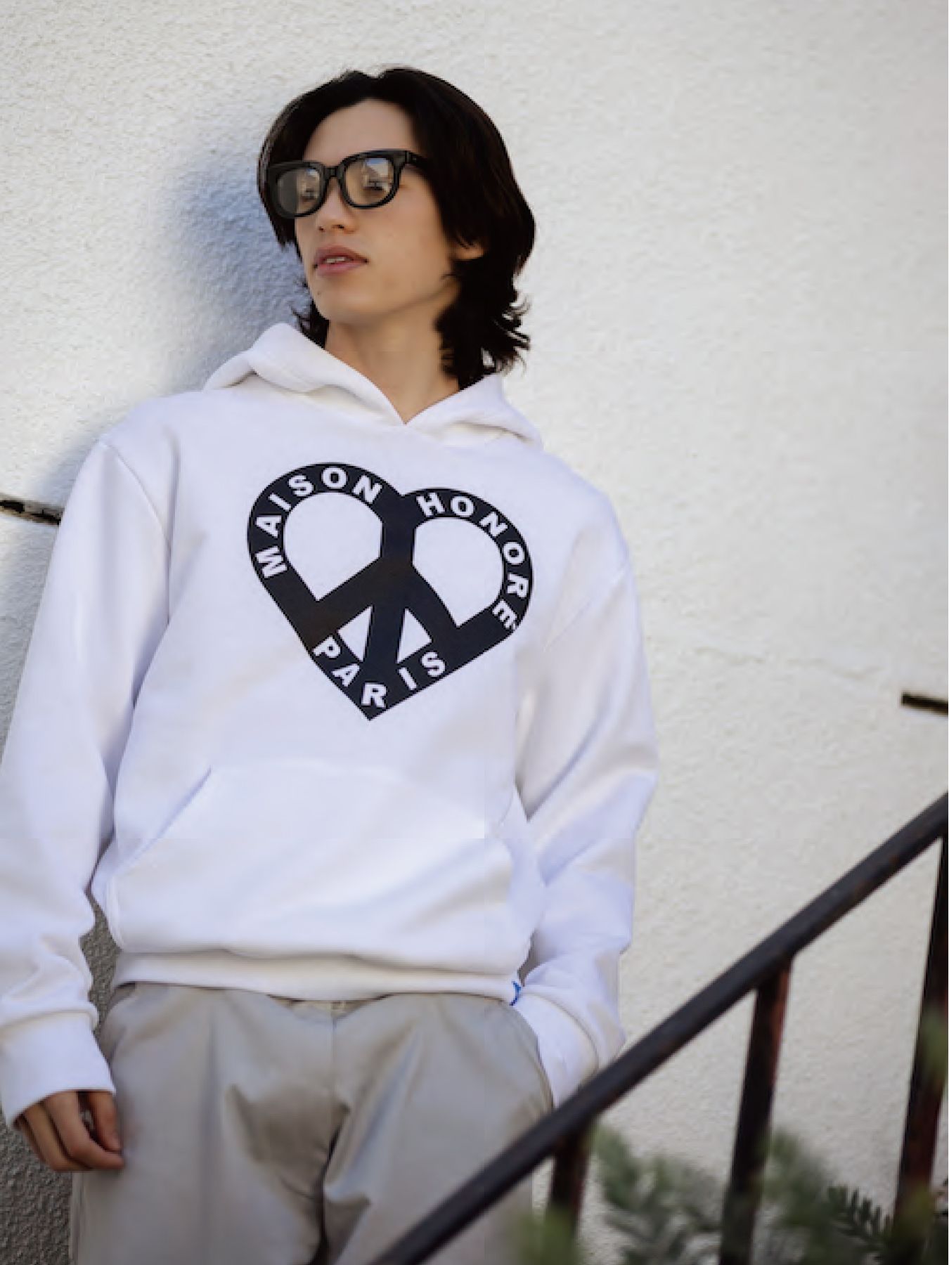 noahd Noam Hoodie ホワイト メゾンオノレ パリ