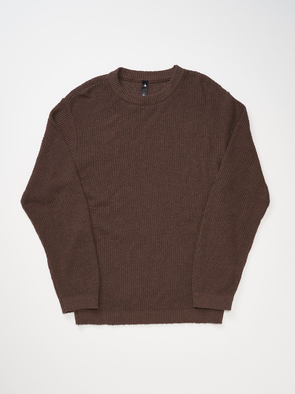 《予約品》 boucle summer knit  / サマーニット / ブラウン