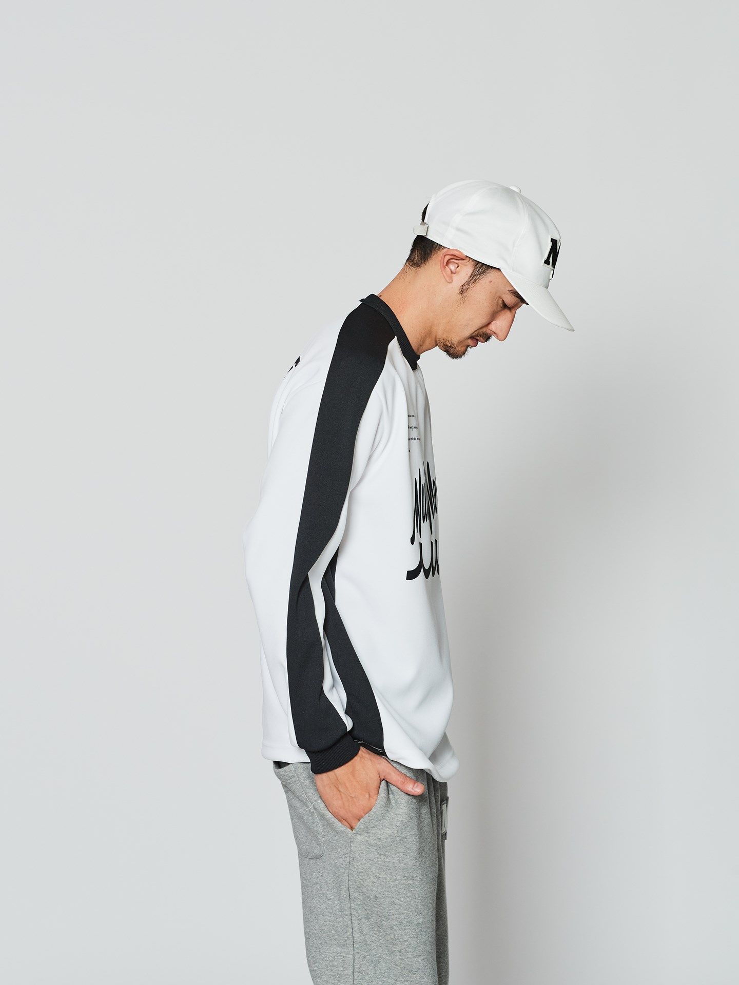 muta Soccor Jersey Top / ジャージ / ホワイト 【Acanthus×muta】