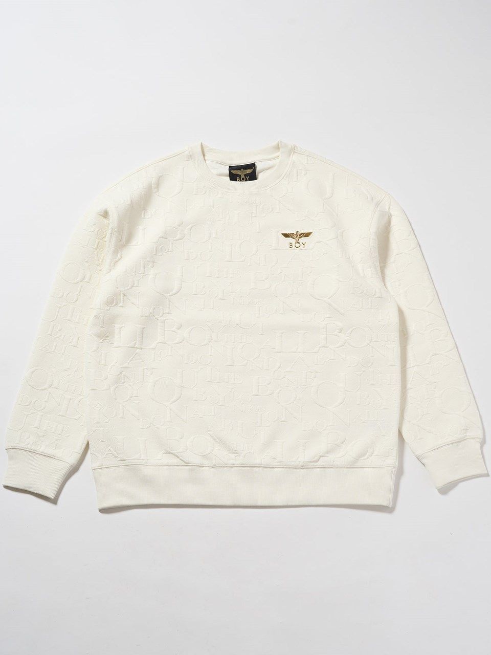 BOY LONDON - BOY Random Monogram Jacquard Knit / ニット / ホワイト