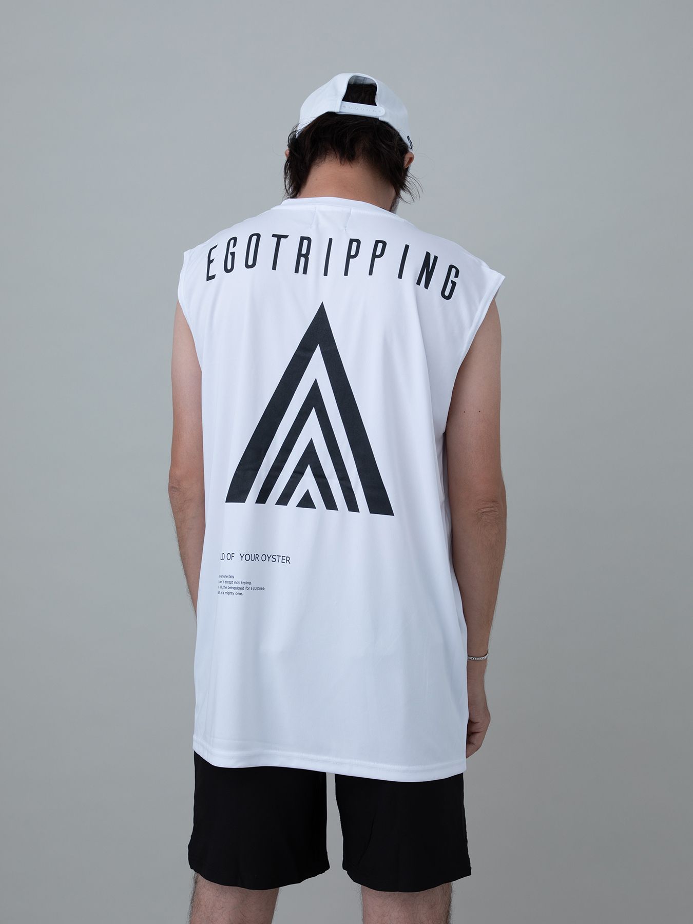 【予約品 11月23日(日) 締切】SLEEVELESS / トレーニングウェア / WHITE