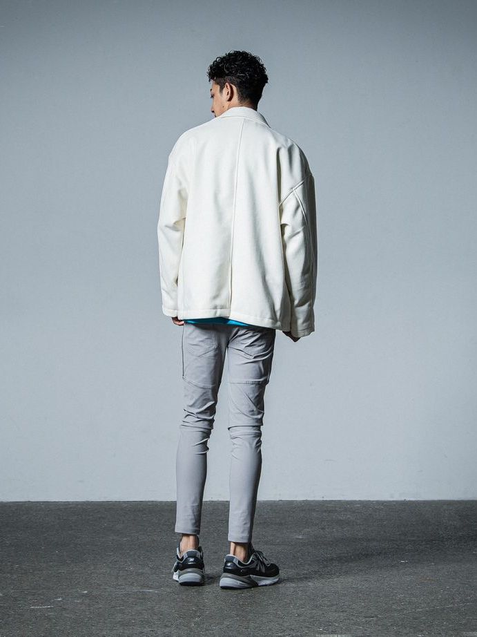 《予約品》 MELTON OVER PCOAT / コートジャケット / オフホワイト