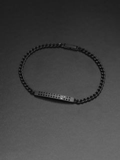 【予約品】 IVXLCDM ×wjk  26 hole ID bracelet / ブレスレット / ブラックコーティング