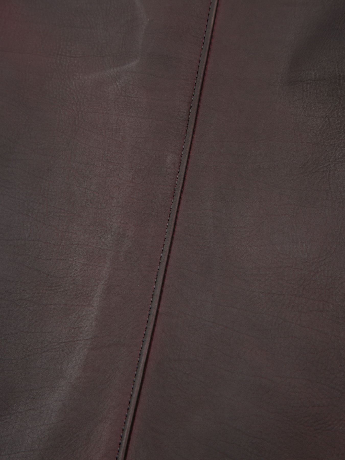 Full tanned Calfskin Garment Burning Dyed Semi Double Riders / カーフスキン  セミダブルライダース / ELEVEN（イレブン）クリムゾンレッド