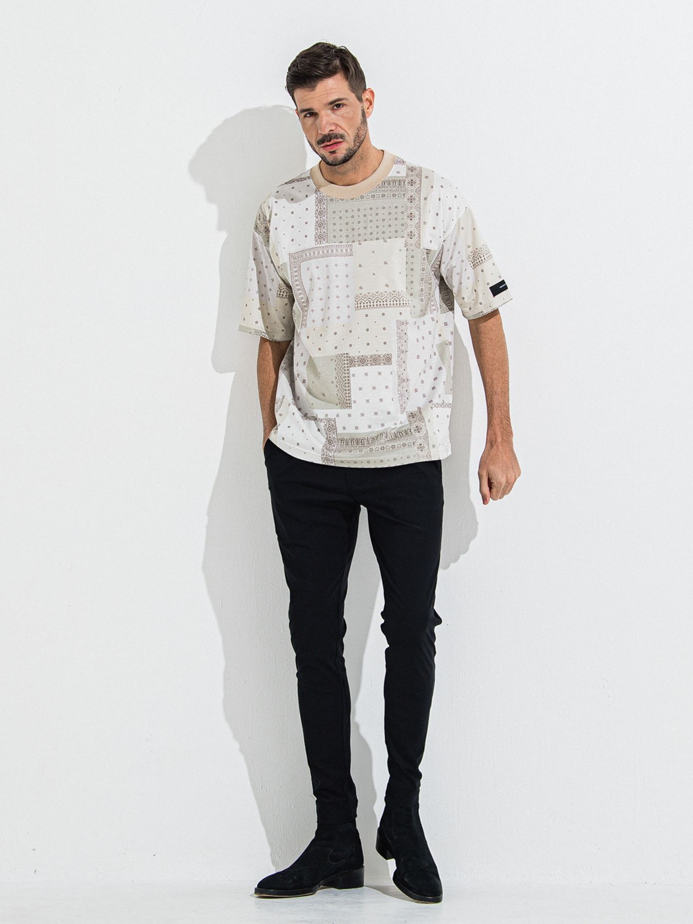 【予約品 】CHRIS EASY TUCK PANTS / クリスイージータックパンツ / ブラック