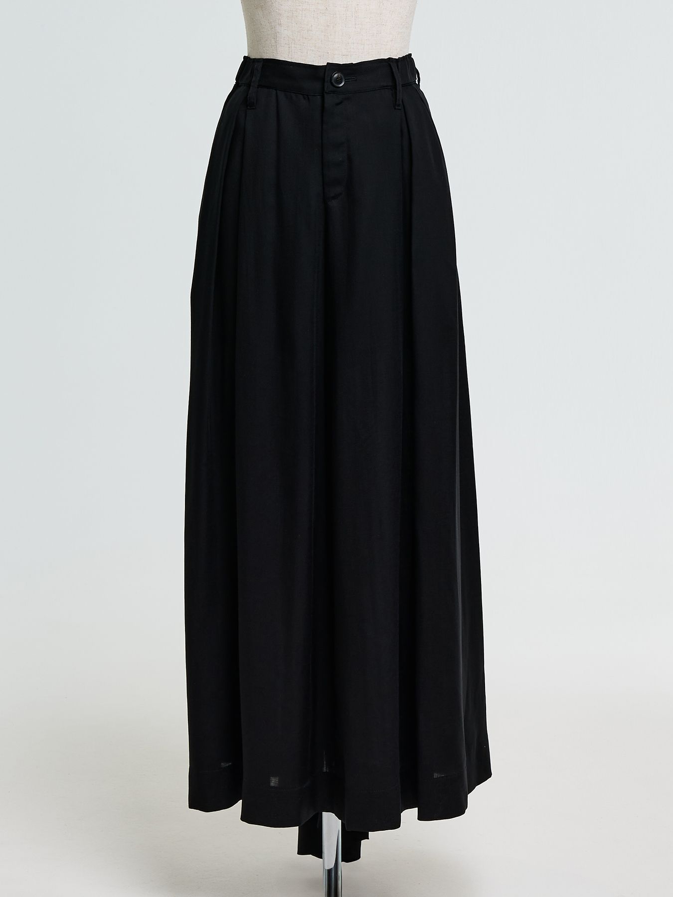 【予約品 10月26日(日) 締切】Drape Skirt / ドレープスカート / ブラック