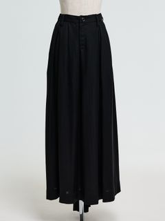 【予約品 10月26日(日) 締切】Drape Skirt / ドレープスカート / ブラック