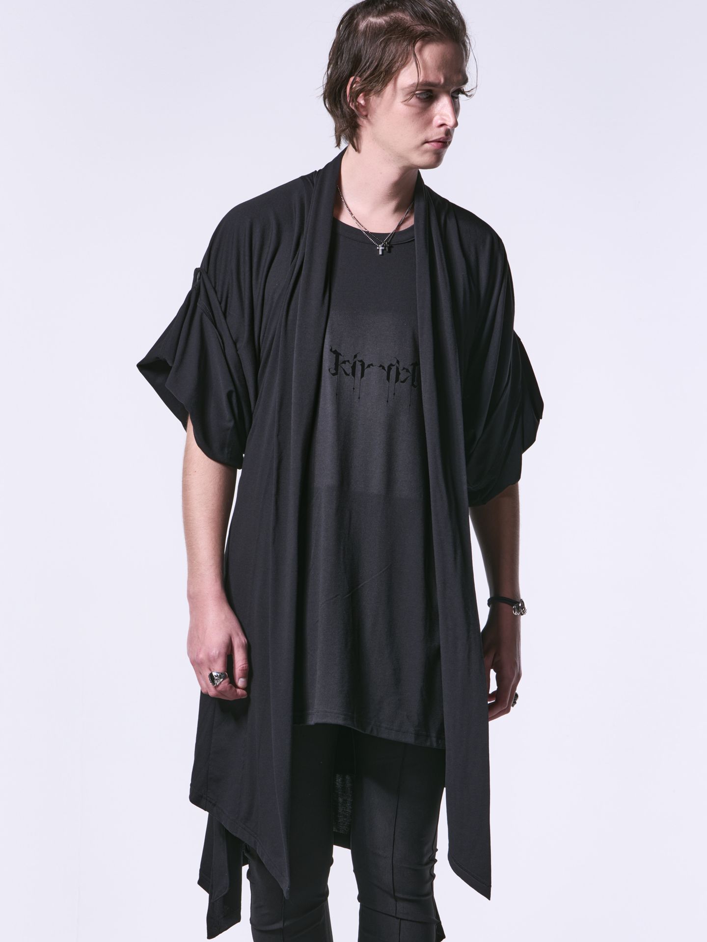 《予約品1月13日 10時締め》 KIMONO-SleeveCardigan / カーディガン / ブラック