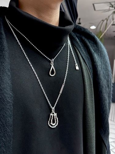 《受注生産》 BALL CHAIN [LARGE TEARDROP]  / ボールチェーンネックレス 【GOD SIZE】 注文から3～5週間後