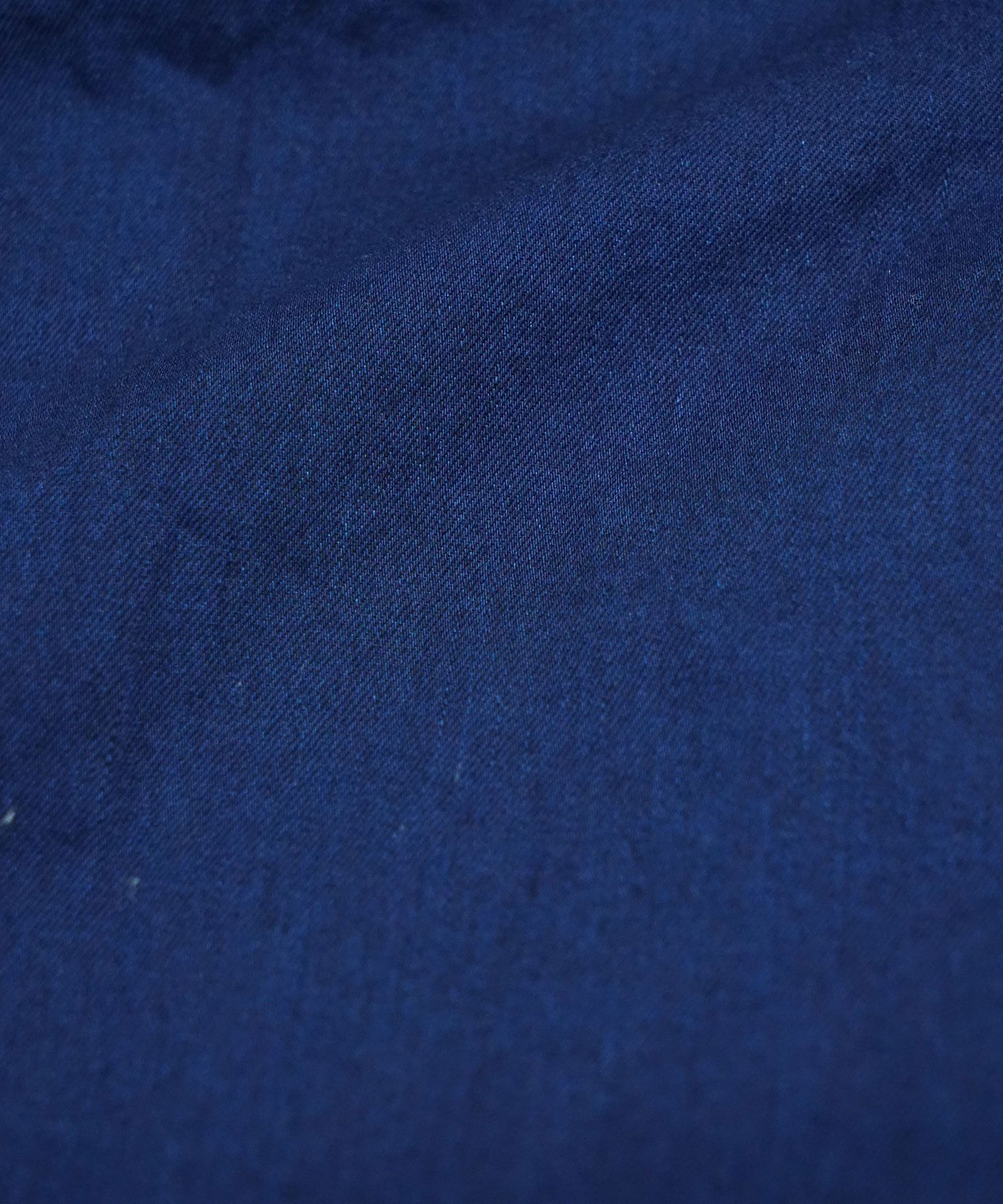 【予約品10月20日(日）締め】 SOSIR used / シャツ / ダークインディゴユーズド×アイボリーホワイトステッチ×ネイビー