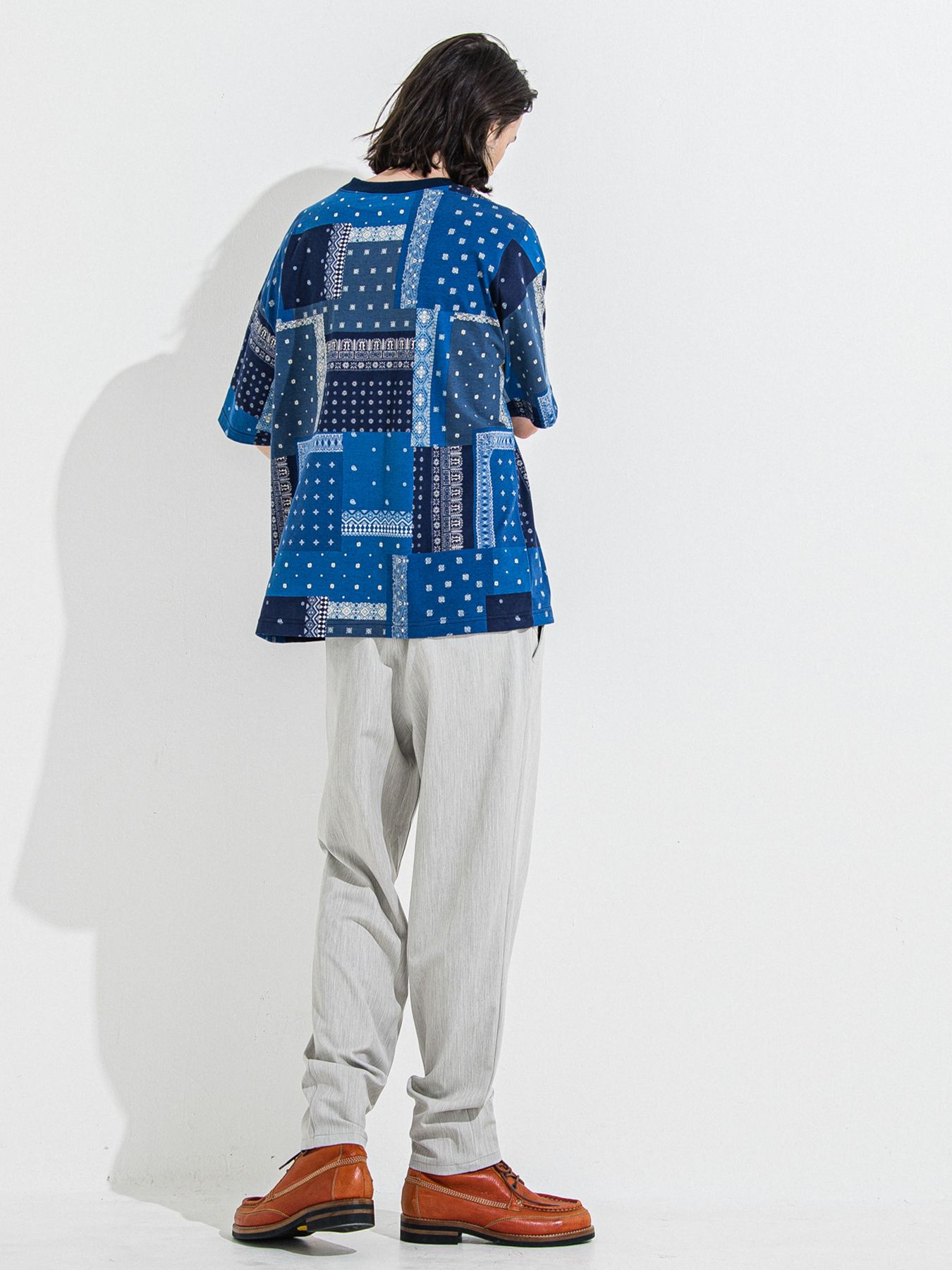 【予約品 】PAT WIDE EASY PANTS / パットワイドイージーパンツ / グレー
