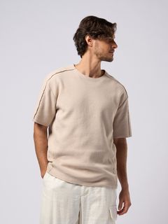 【予約品9月19日 10時締め】 cut-off Tee  / Tシャツ / キャメル