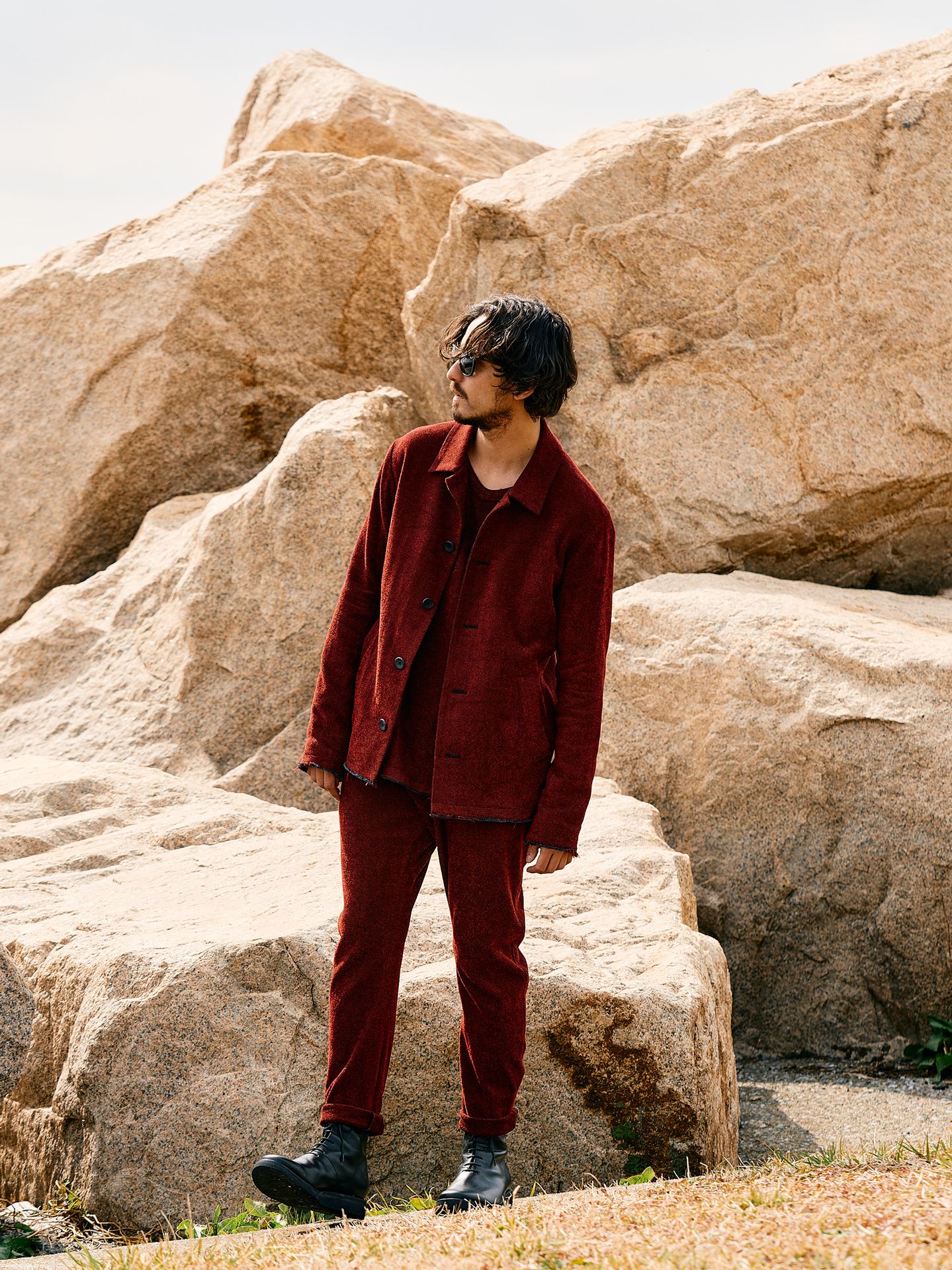 【予約品】 workers jacket / ブルゾン / レッド