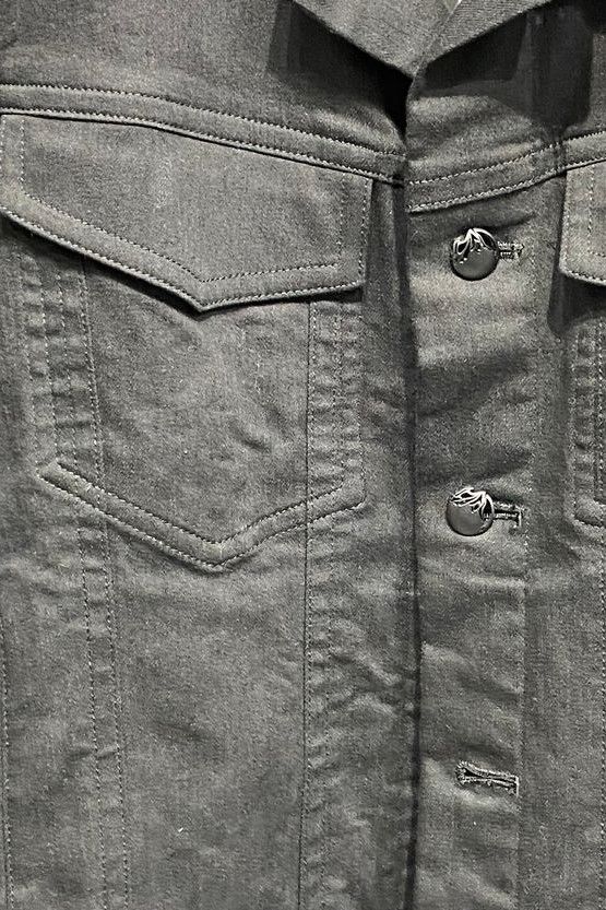 《予約品》 G-Jacket デニムジャケット BlackBlackDenim 刺繡無し / Black 【kiryuyrik】 9月入荷予定