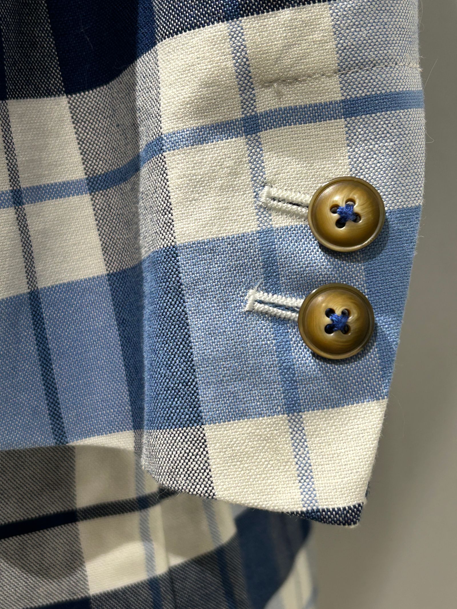 テーラーメイドジャケットつなぎ チェック1点物 /アレフルード +CAPサービス