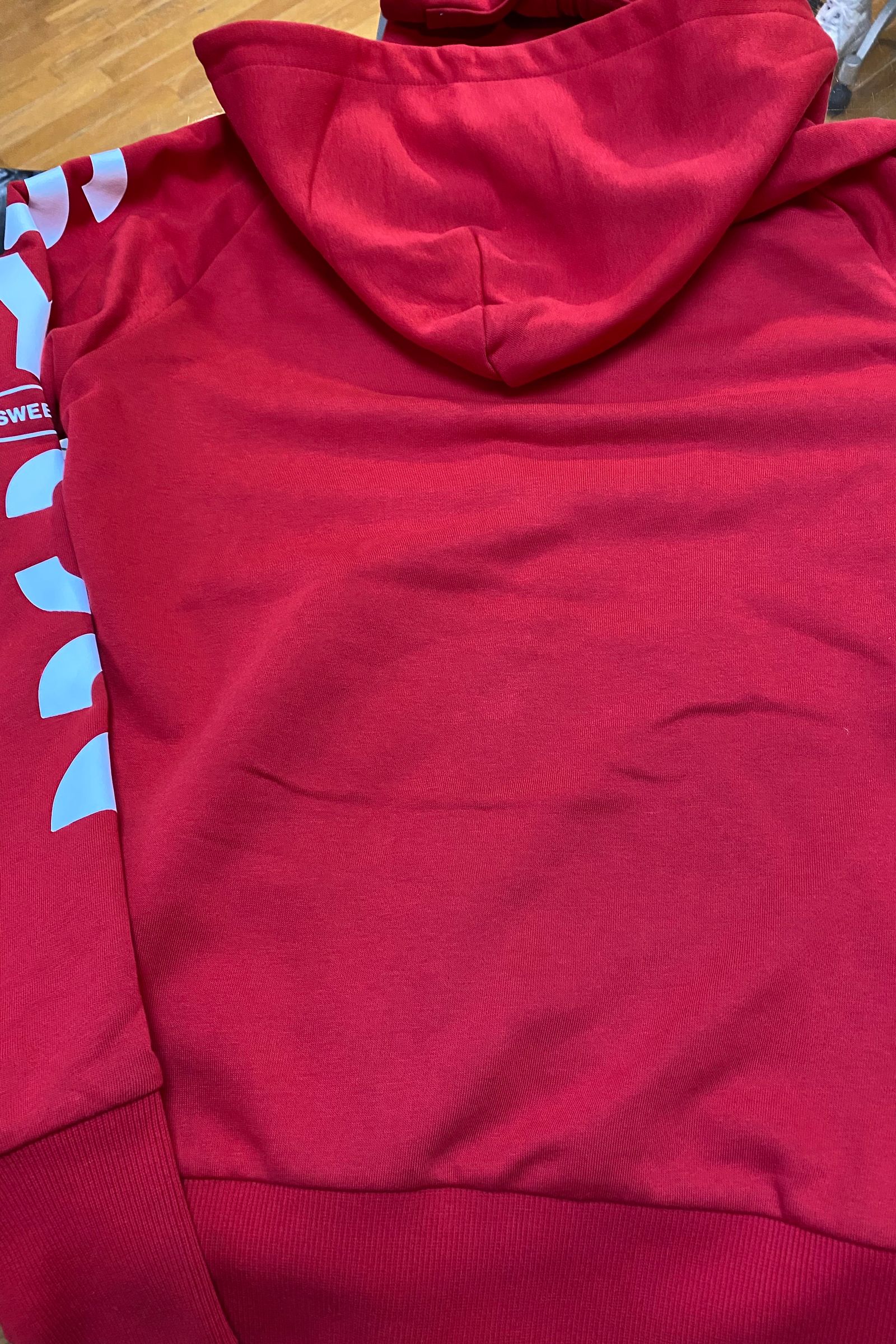 SHIELD LOGO ZIP HOODIE RED 【SY32 by SWEET YEARS】