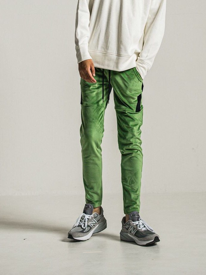 《予約9月1日18時締め》 velours TYLER PANTS  / 真冬仕様タイラーパンツ / グリーン